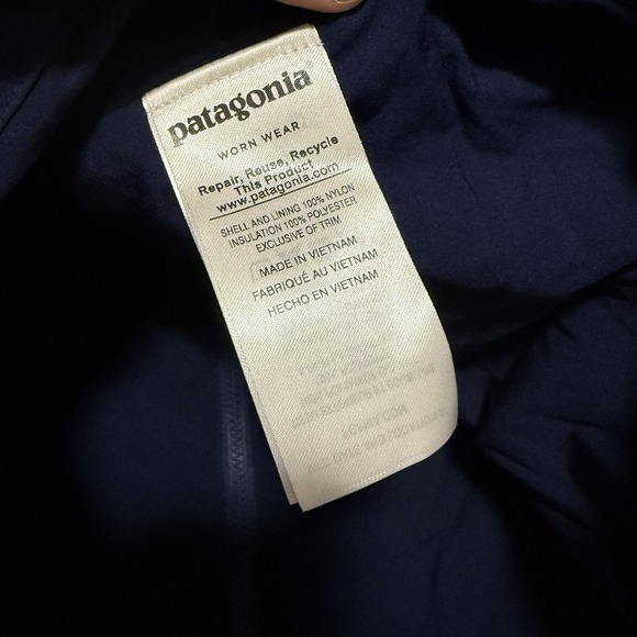 Patagonia NWT Nano-Air Vest in Navy Blue Turtle Embroidered Logo‎ - Picture 5 of 7